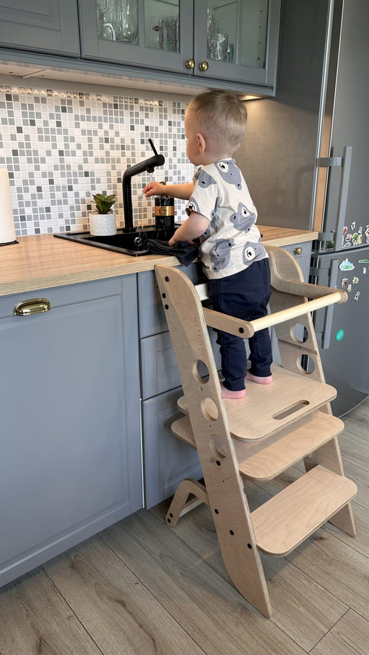 Montessori Learning Tower| Kitchen Helper| Baby High Chair LOUIS