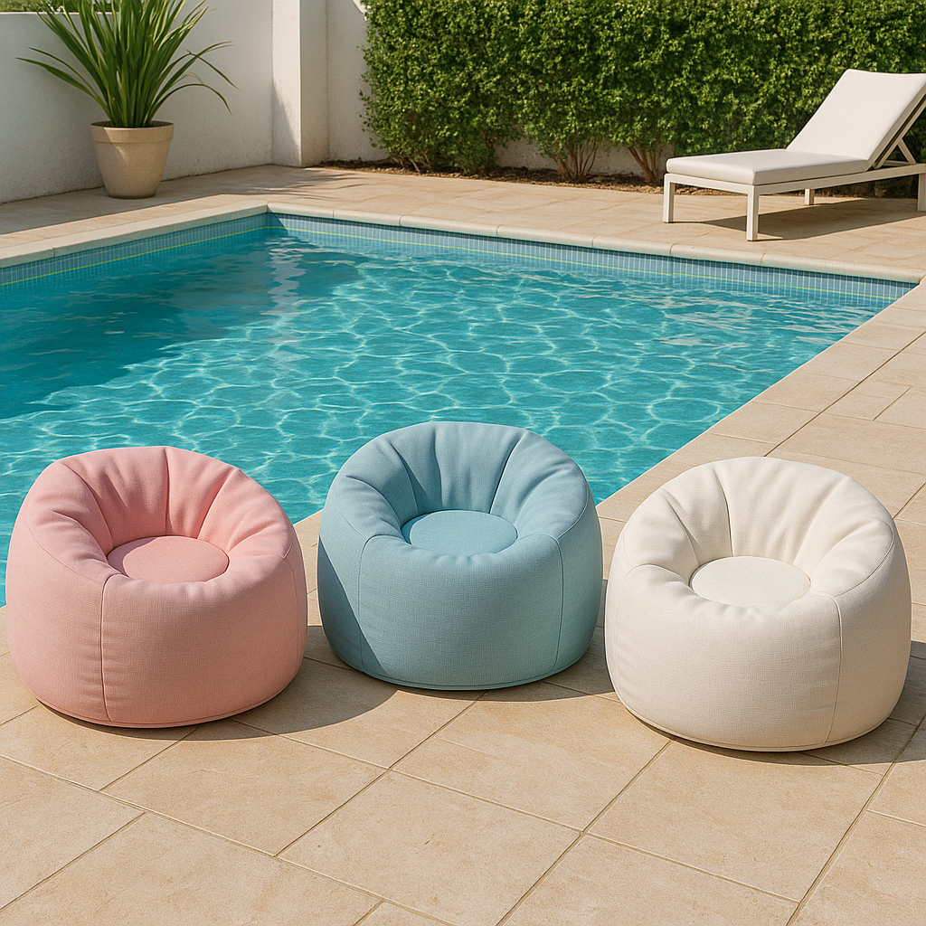 Floreo - Bean Bag Chair - Sky Blue