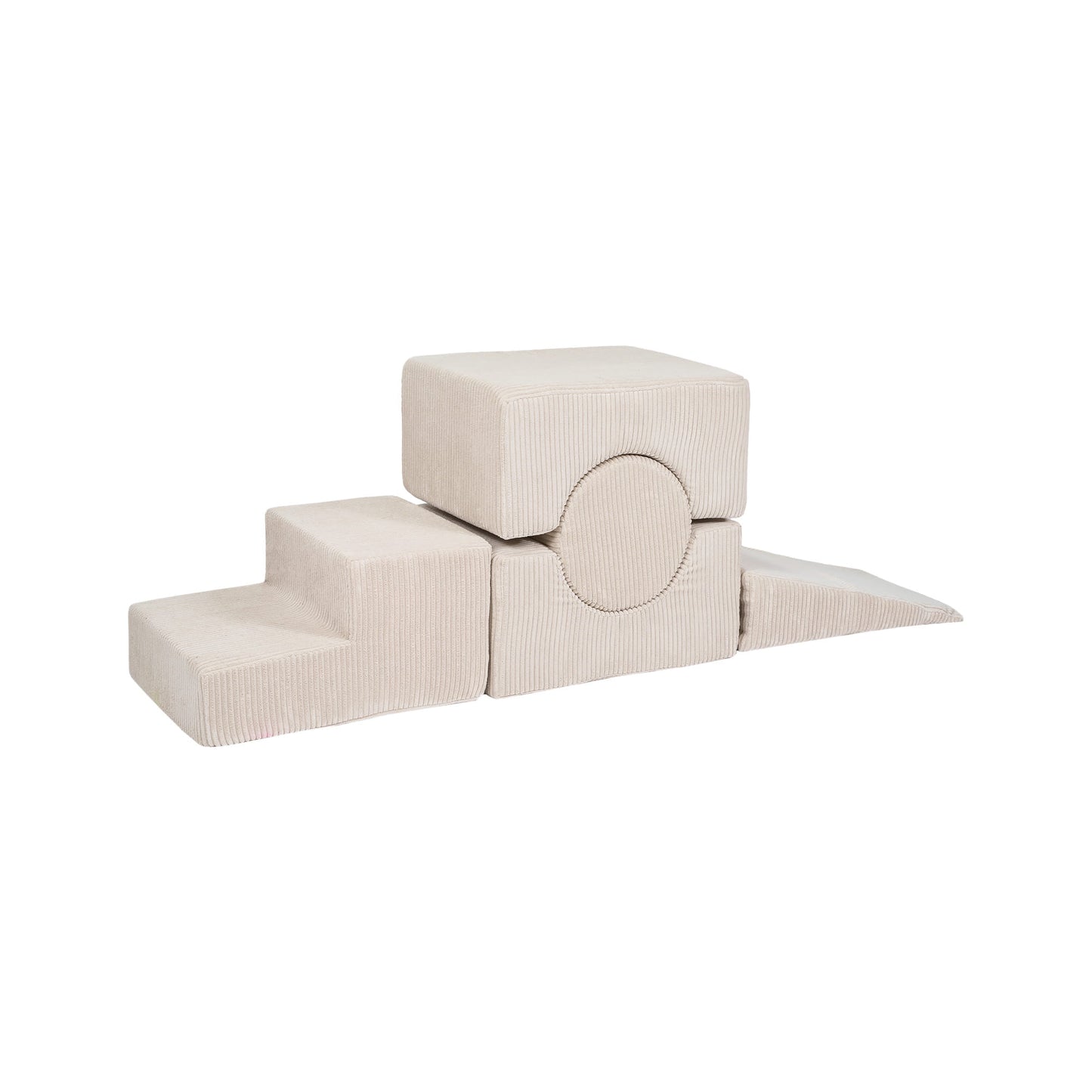 Tactical Bricks 5 blocks - soft Playground - Ecru