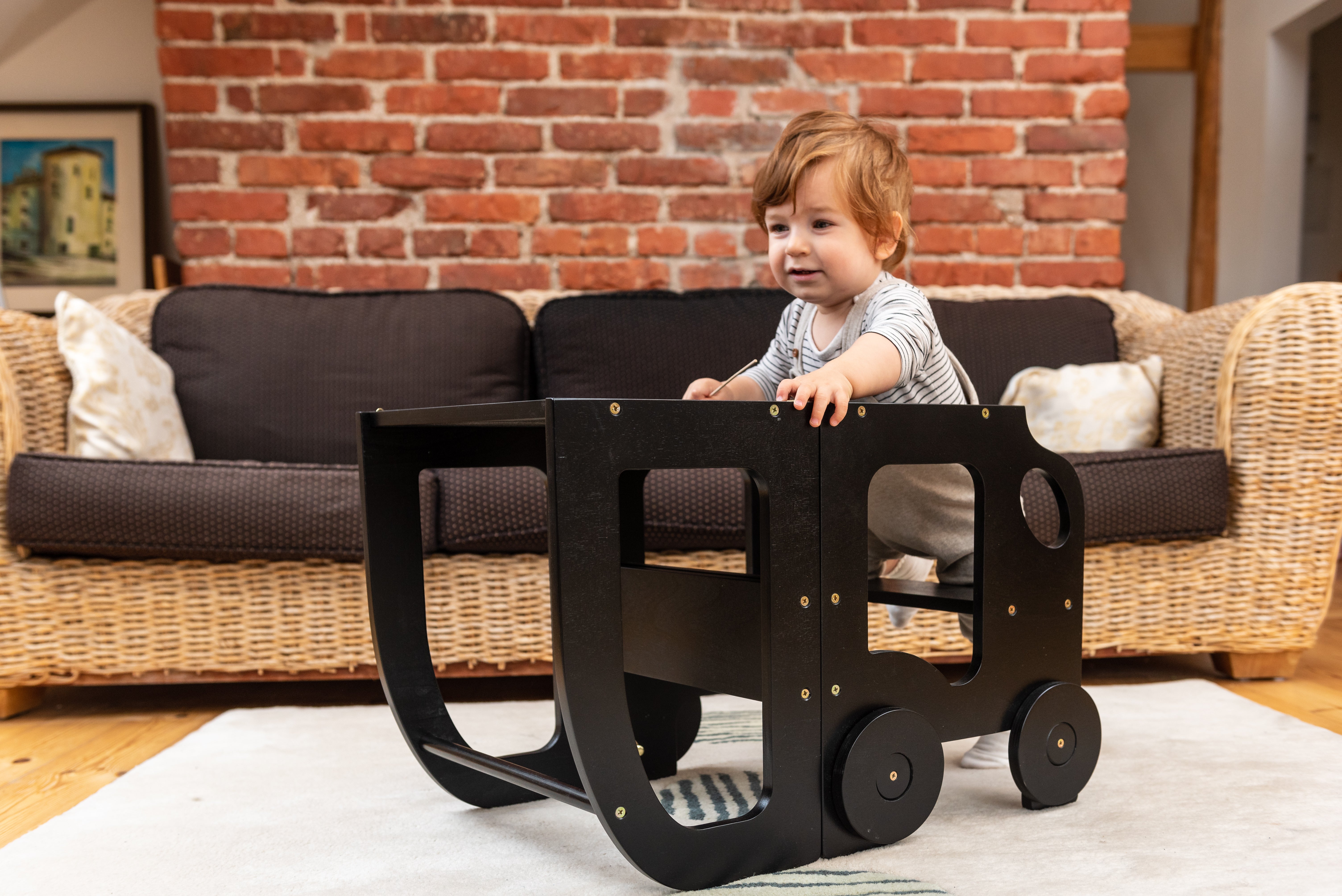 Tower Step stool 2in1 / Table. Little Car Kitchen step stool