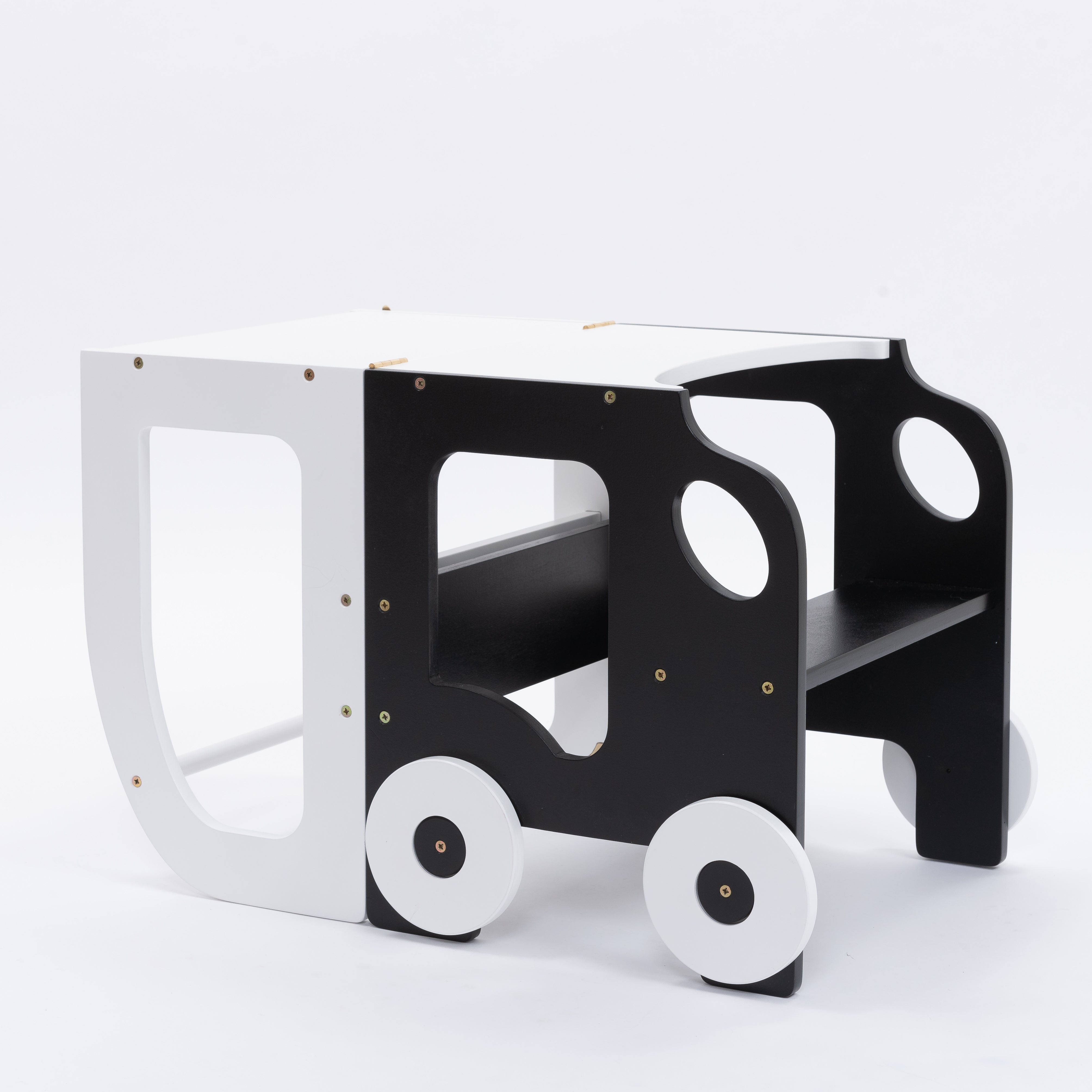Tower Step stool 2in1 / Table. Little Car Kitchen step stool