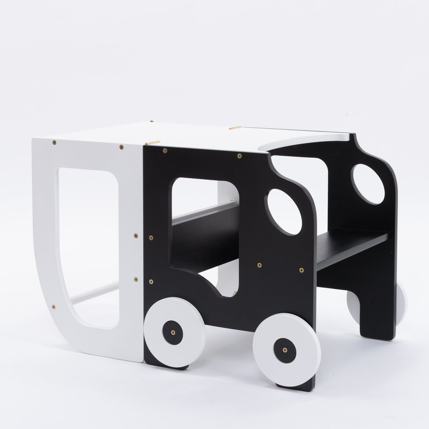 Tower Step stool 2in1 / Table. Little Car Kitchen step stool