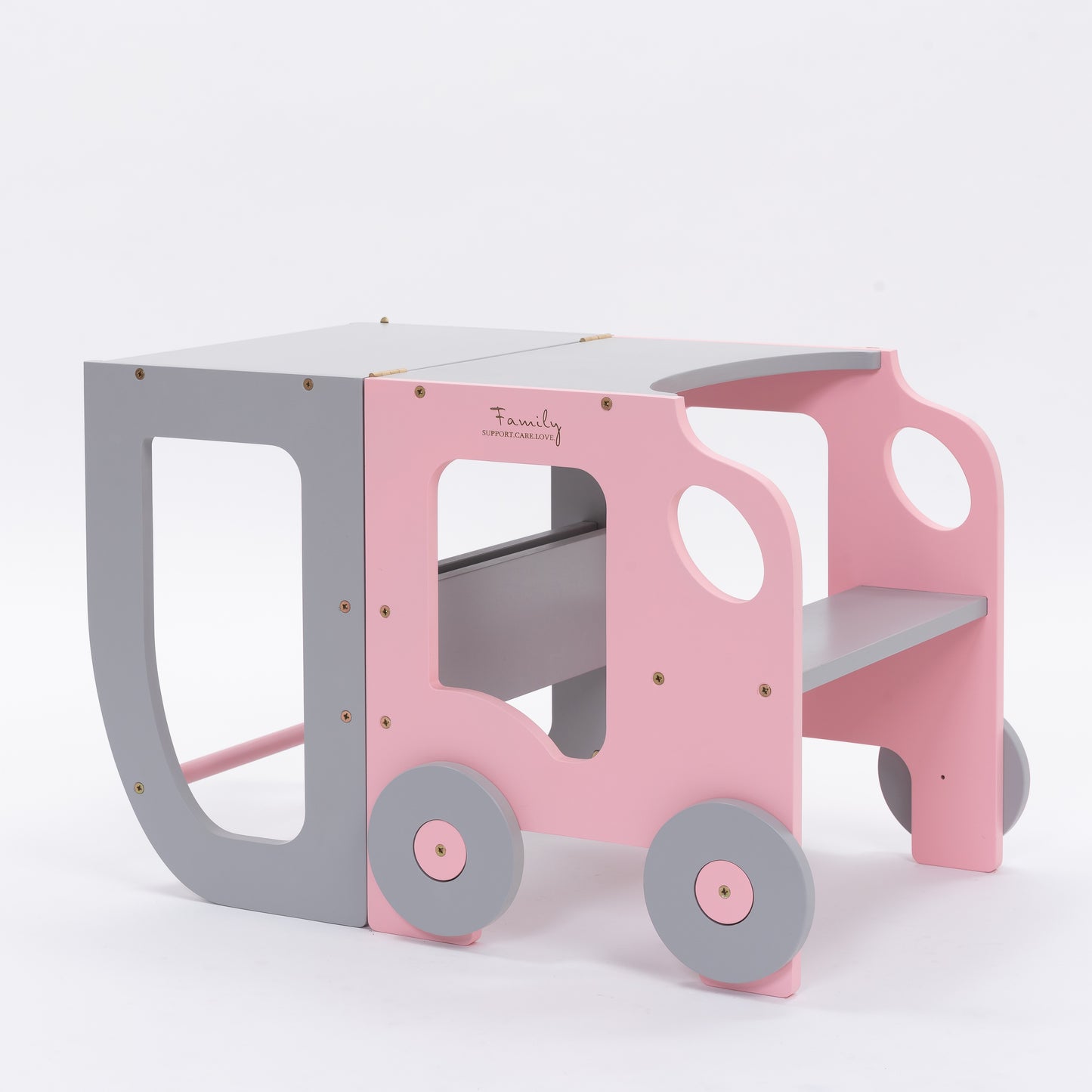 Tower Step stool 2in1 / Table. Little Car Kitchen step stool