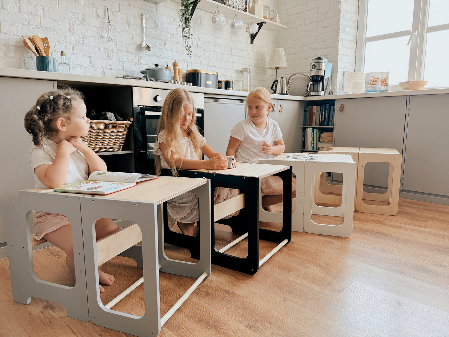 Learning Tower 4in1 with Kids Slide and Blackboard