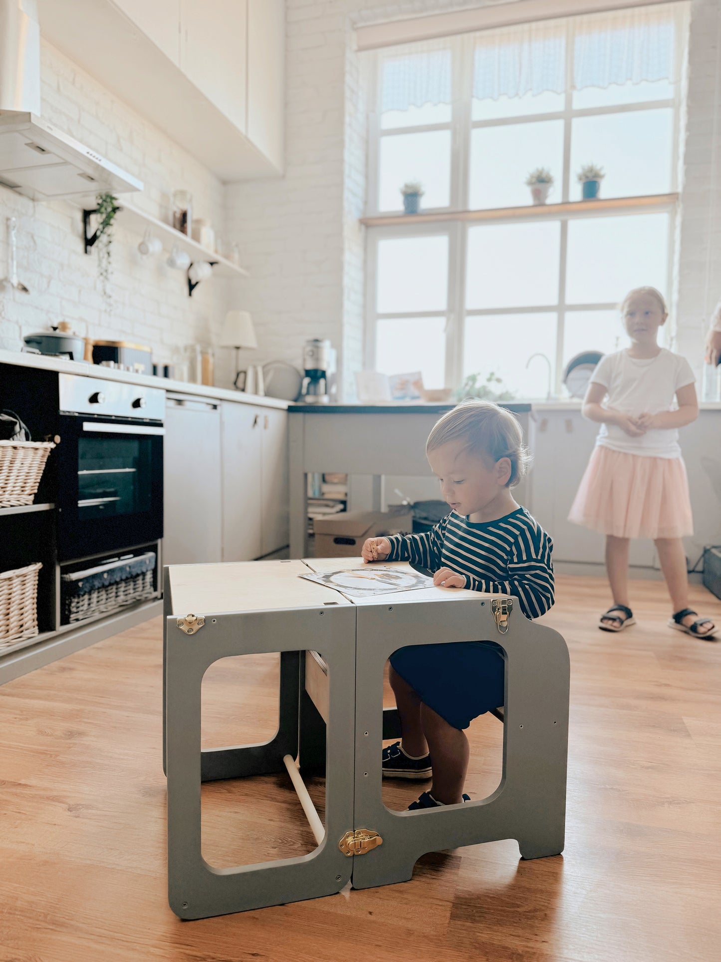 Learning Tower 4in1 with Kids Slide and Blackboard