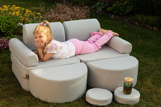 Outzy Pocket Sofa For Children - Indoor/Outdoor - Fog Grey