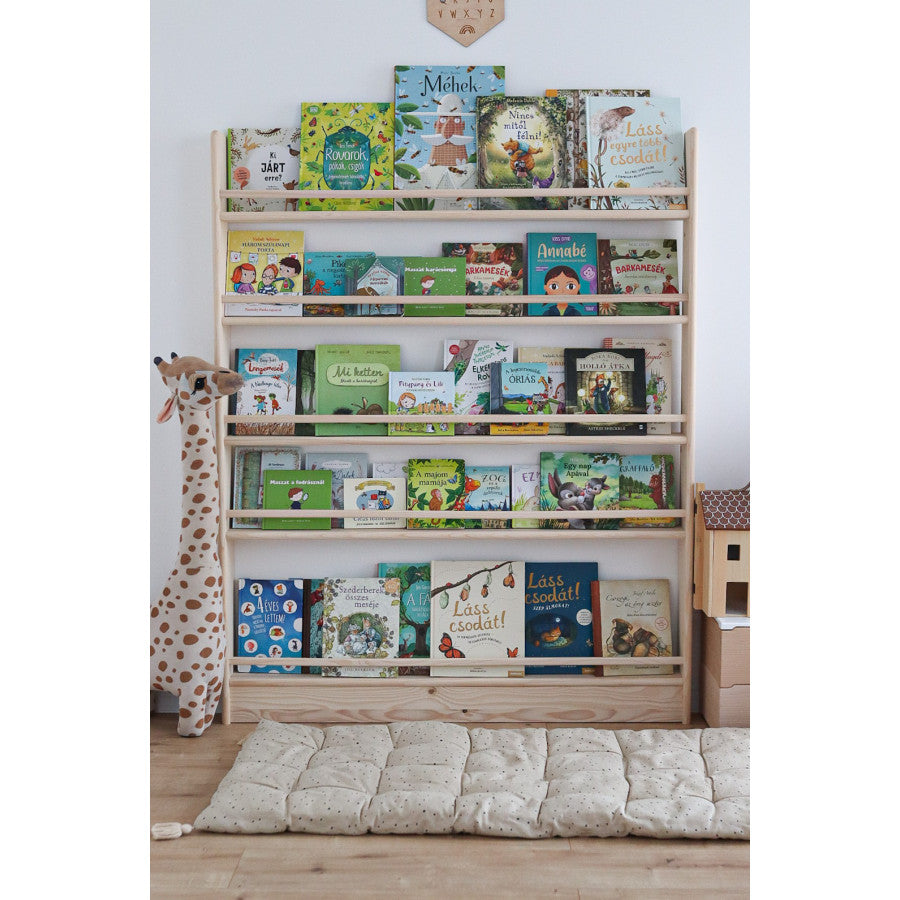 Kids Bookshelf 120x140cm Montessori-inspired