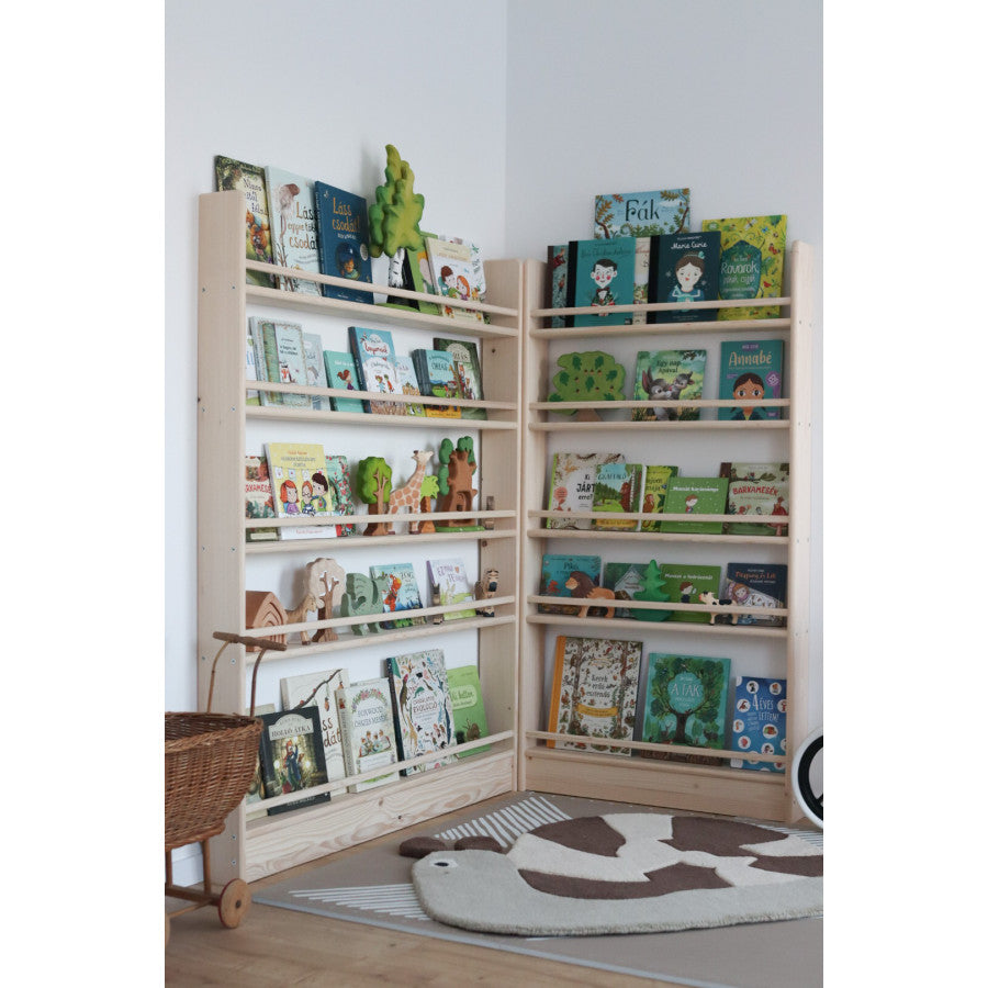 Kids Bookshelf 120x140cm Montessori-inspired
