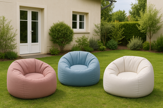 Floreo - Bean Bag Chair - Fog Gray