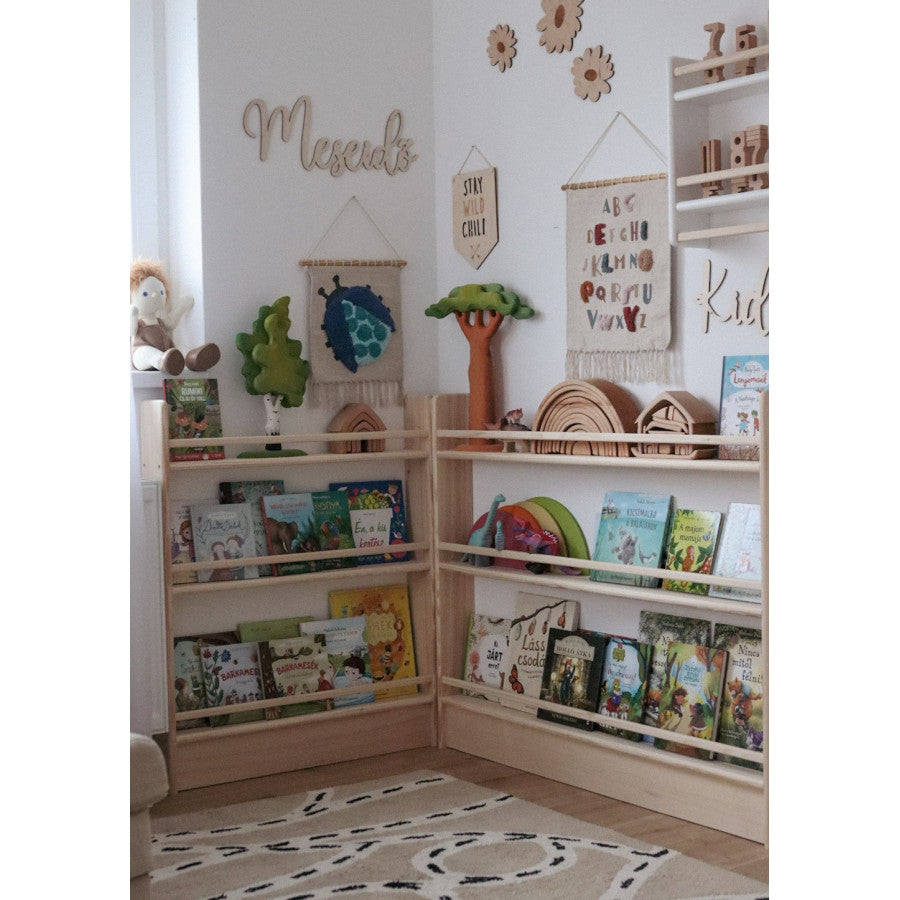 Kids Bookshelf Lite 80x92cm Montessori-inspired