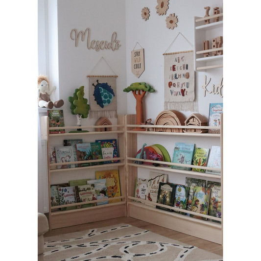 Kids Bookshelf Lite 120x92cm Montessori-inspired