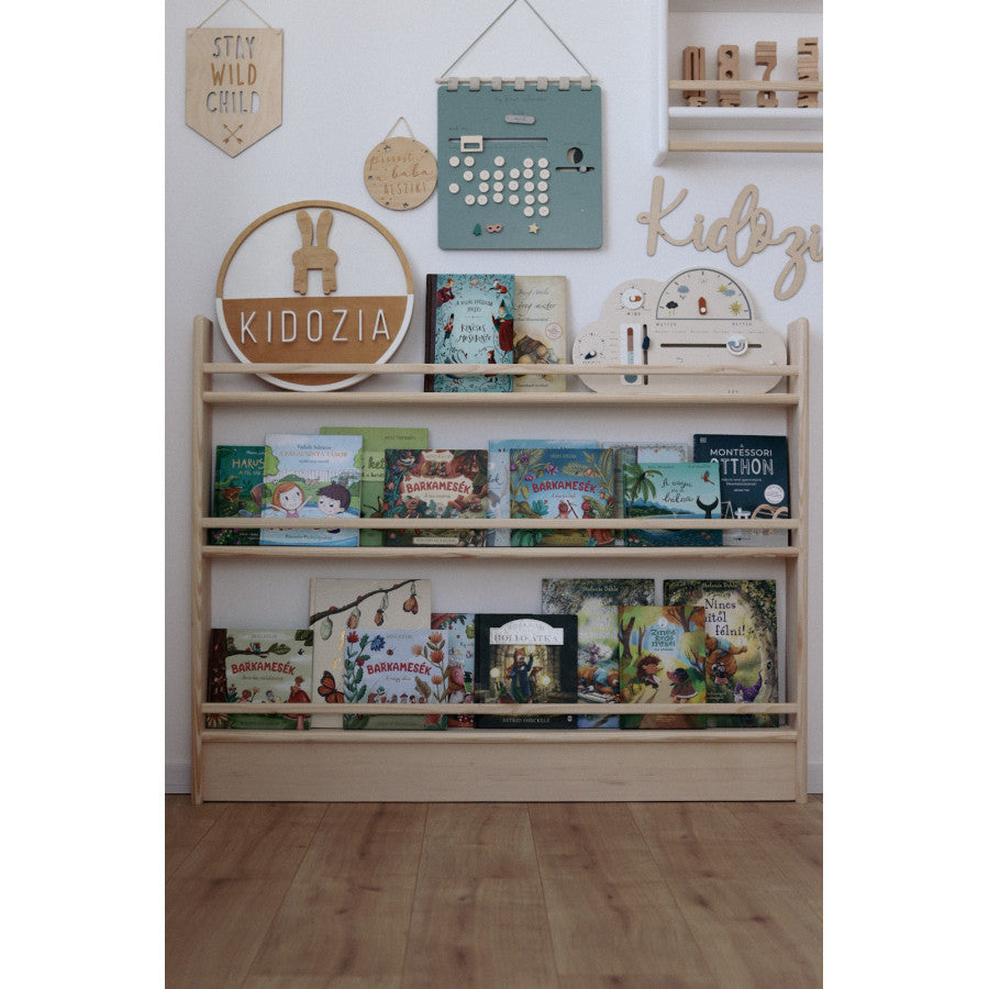Kids Bookshelf Lite 120x92cm Montessori-inspired