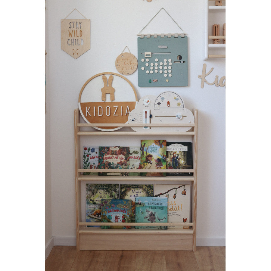 Kids Bookshelf Lite 80x92cm Montessori-inspired