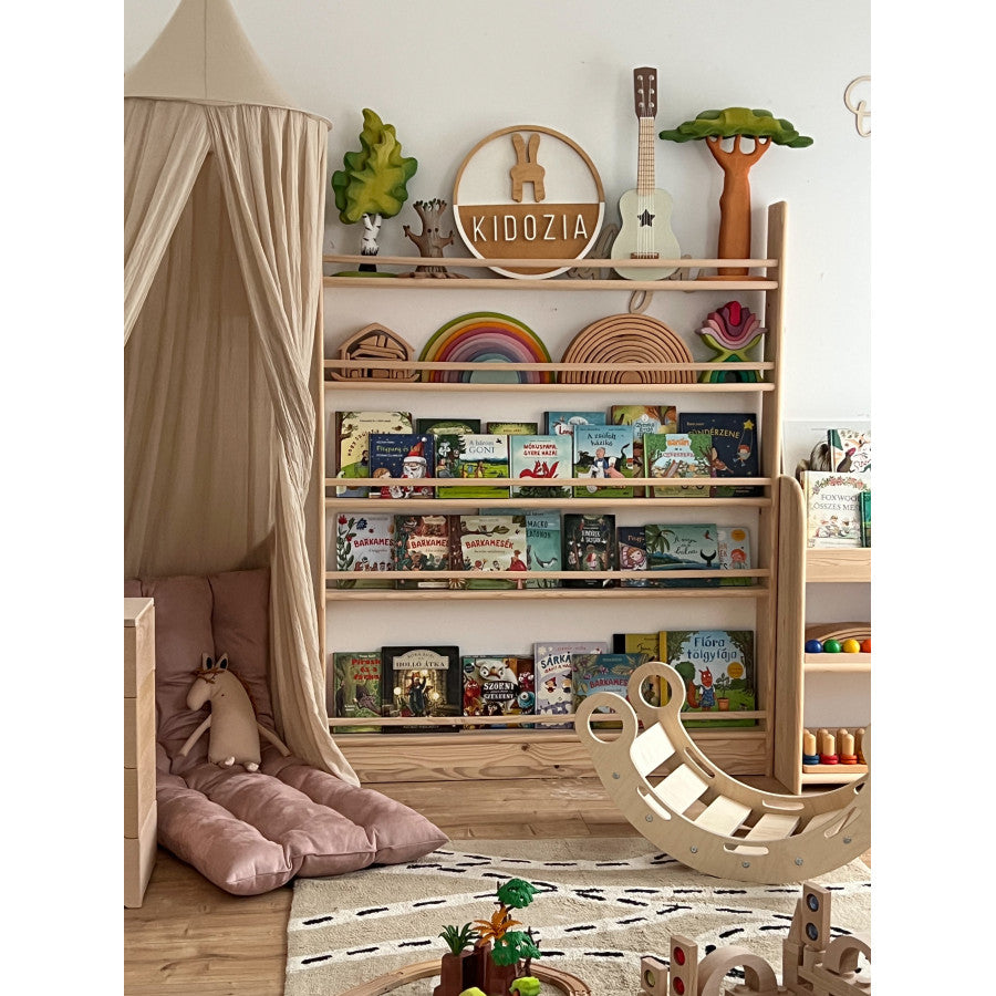 Kids Bookshelf 120x140cm Montessori-inspired