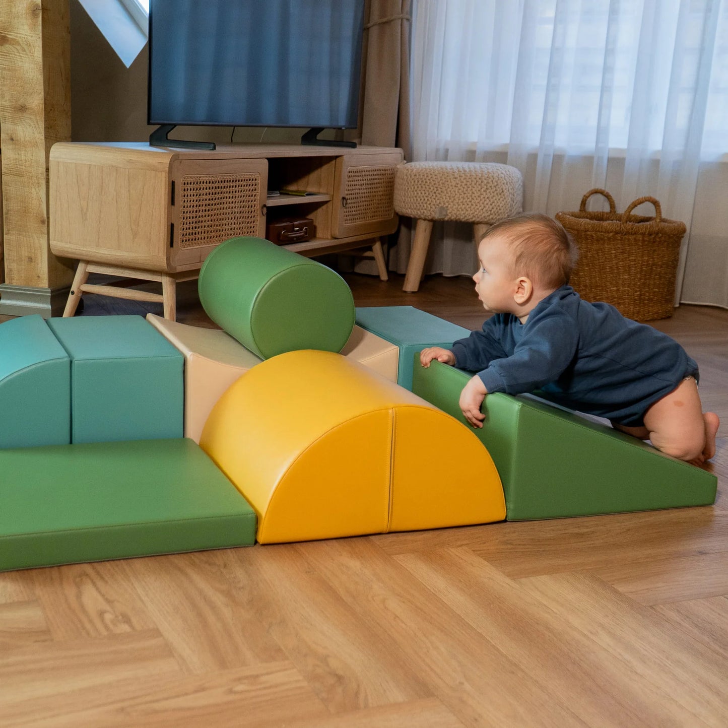 8 Soft Play Block Set - Multicolor Adventurer