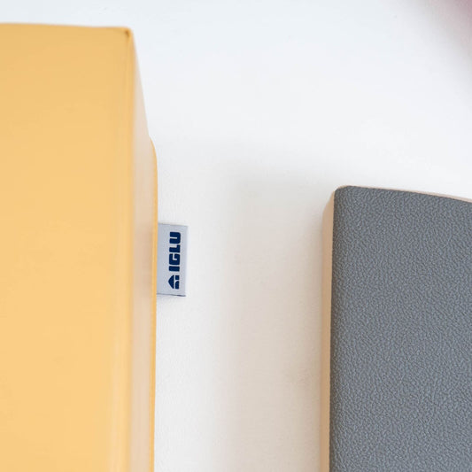 Soft Play 5 Foam Block Set - Pastel Pink Corner Climber