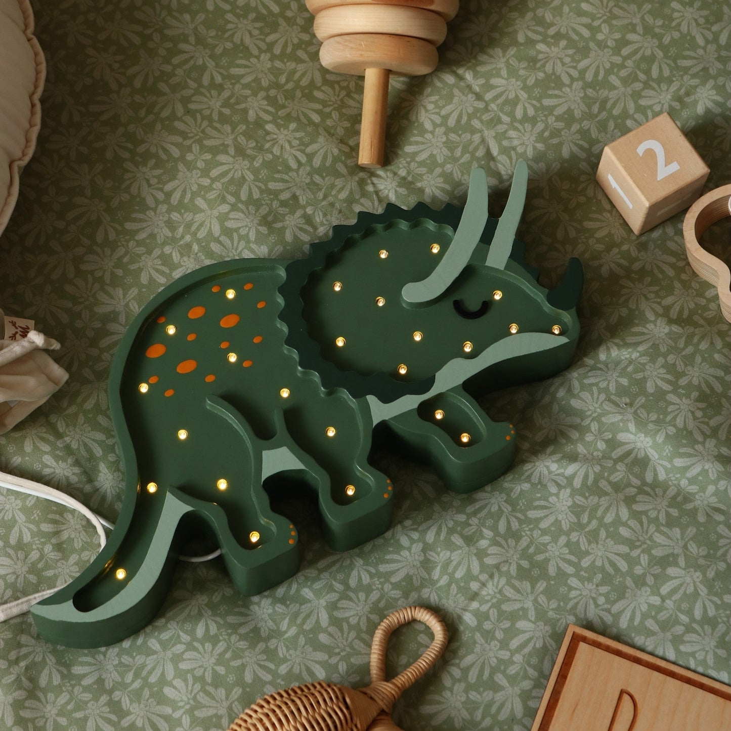 Little Lights Dino Triceratops Lamp
