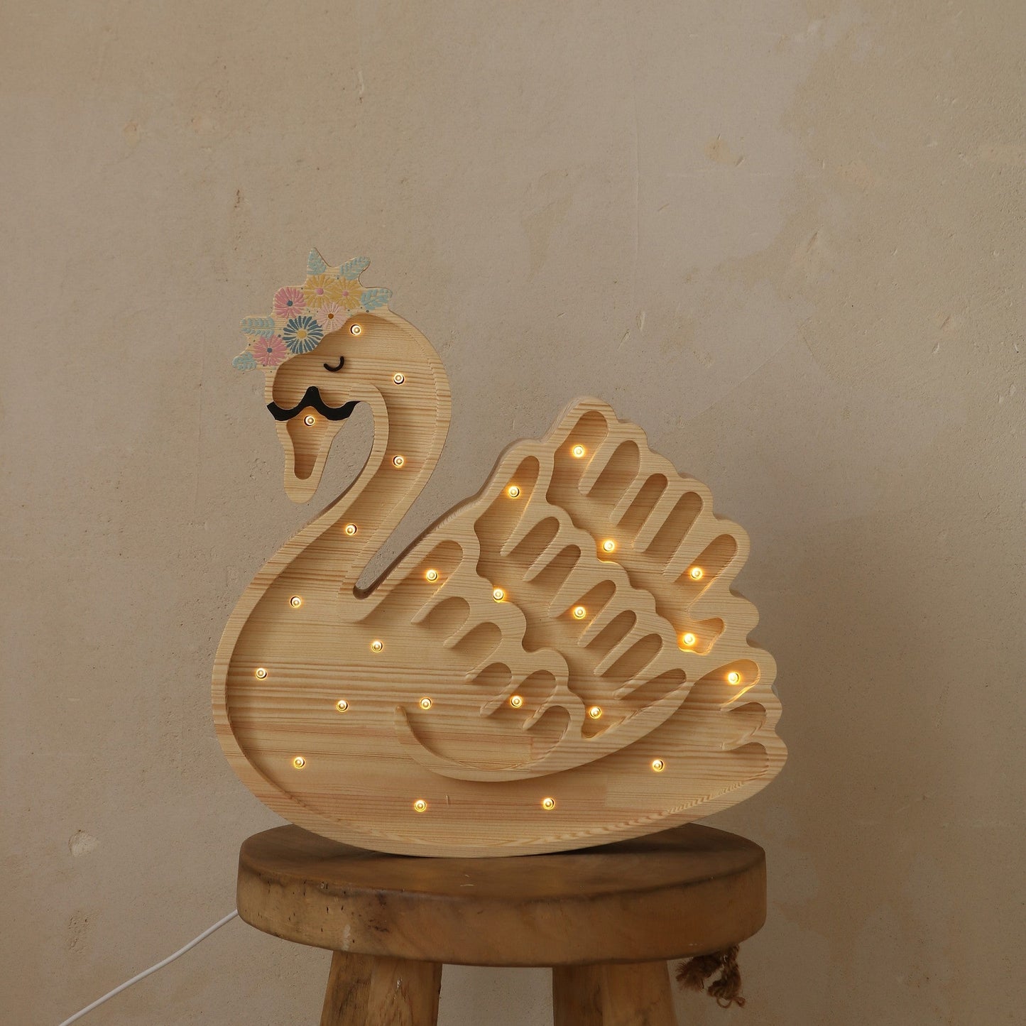 Little Lights Swan Lamp
