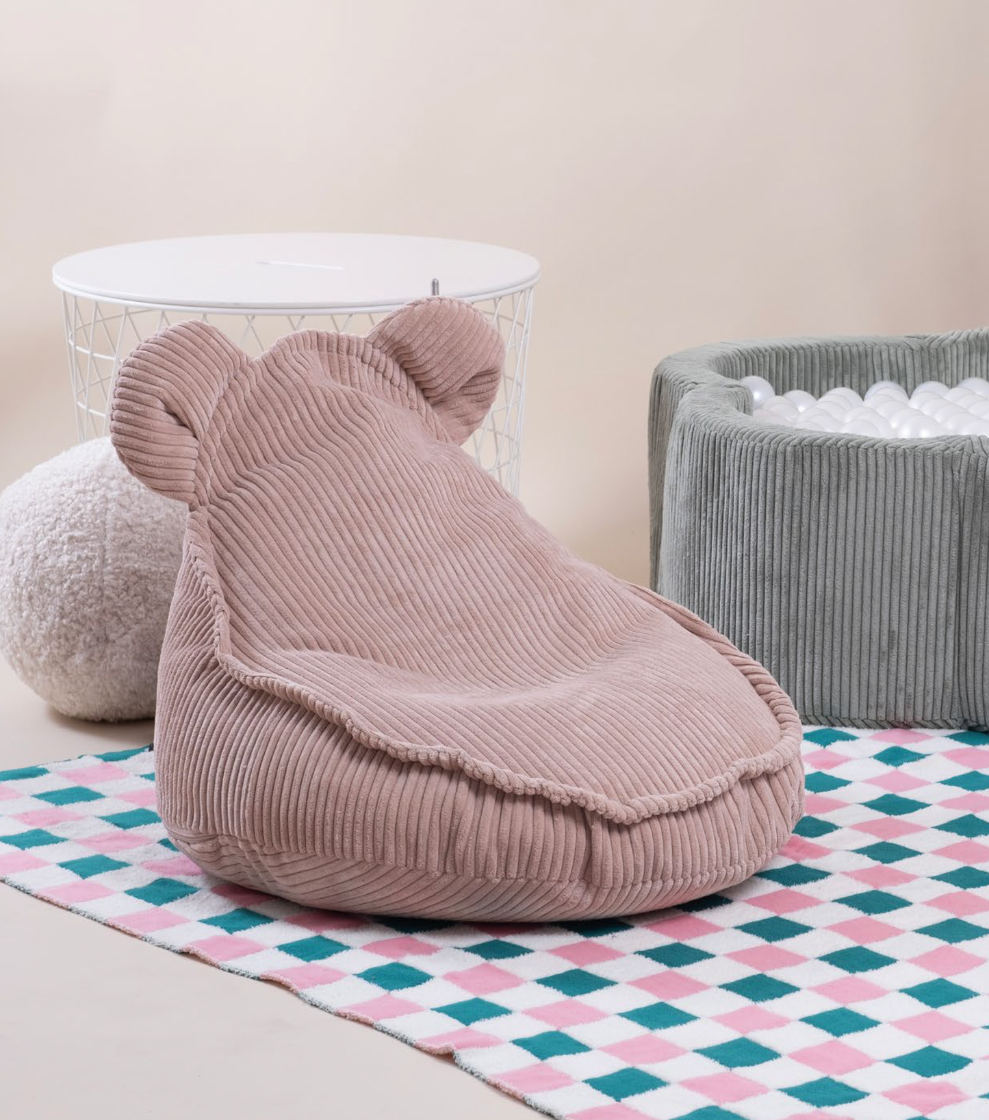 Huggy Teddy Armchair - 68×45cm - Corduroy