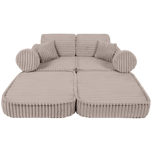 Medium Modular Sofa for Kids - Churros Beige