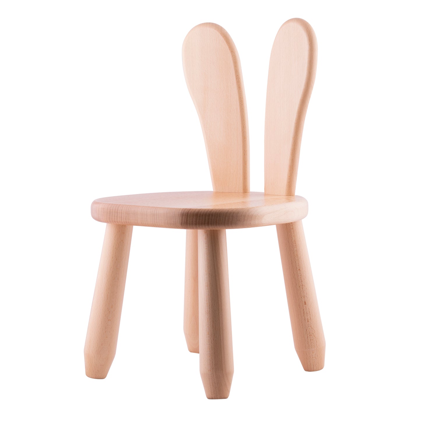 Kids Bunny Chair - Solid Beech Wood - Montessori-inspired