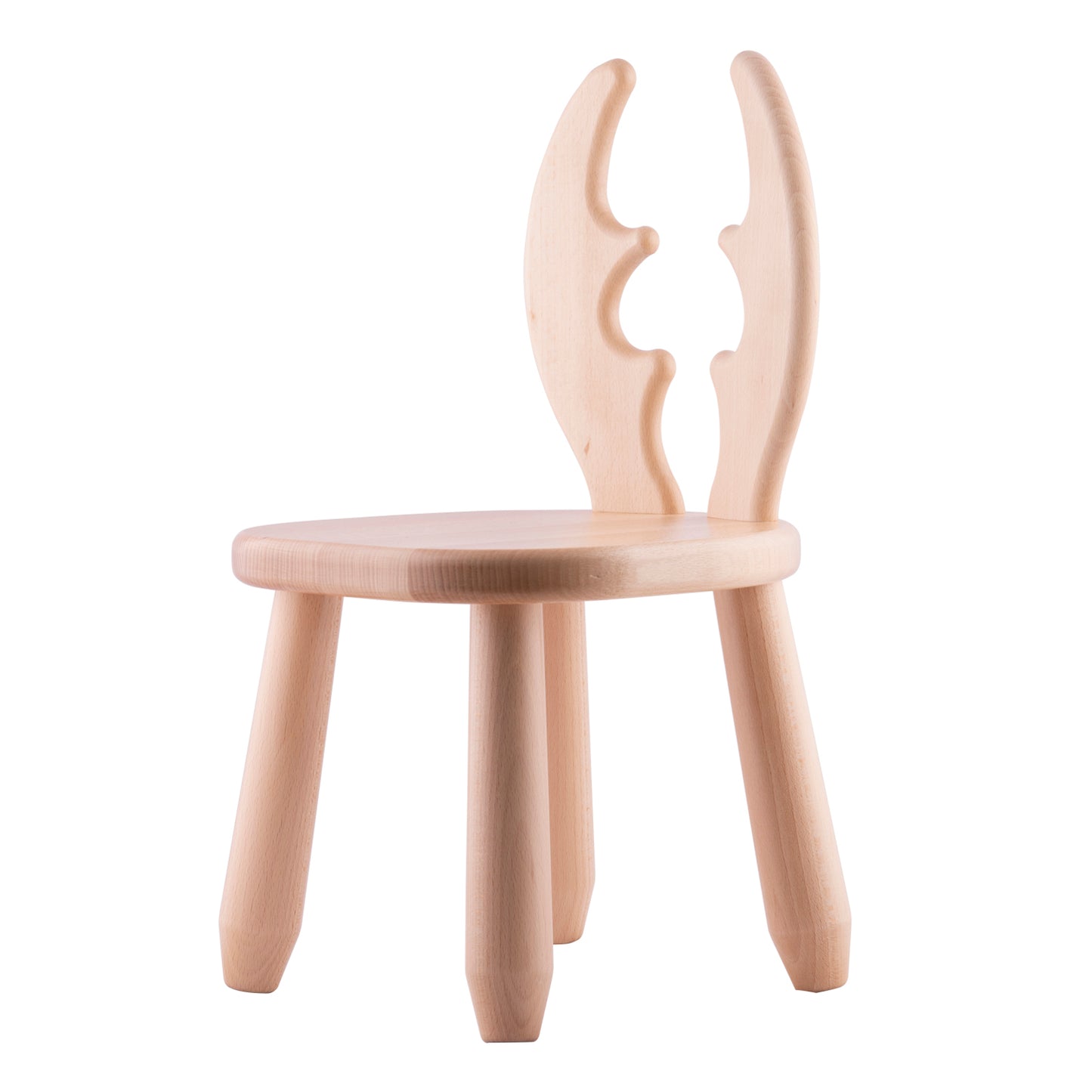 Kids Deer Chair - Solid Beech Wood - Montessori-inspired