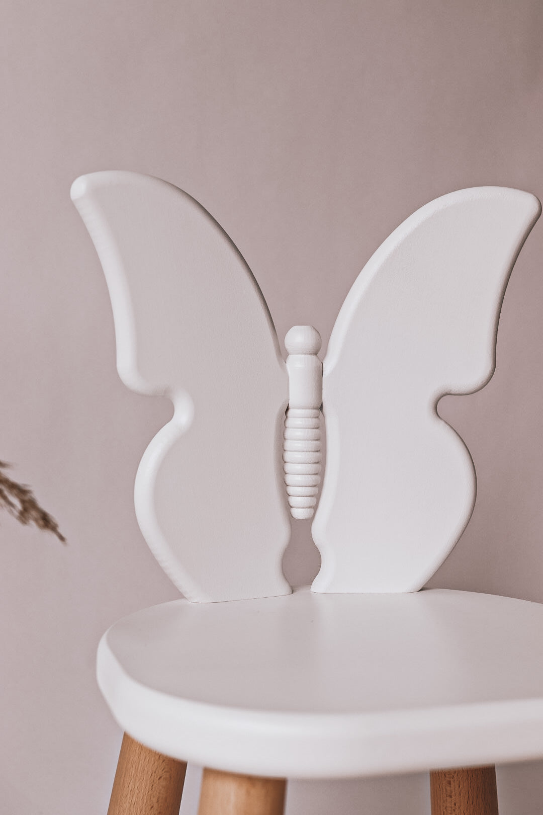 Kids Butterfly Chair - Solid Beech Wood - Montessori-inspired
