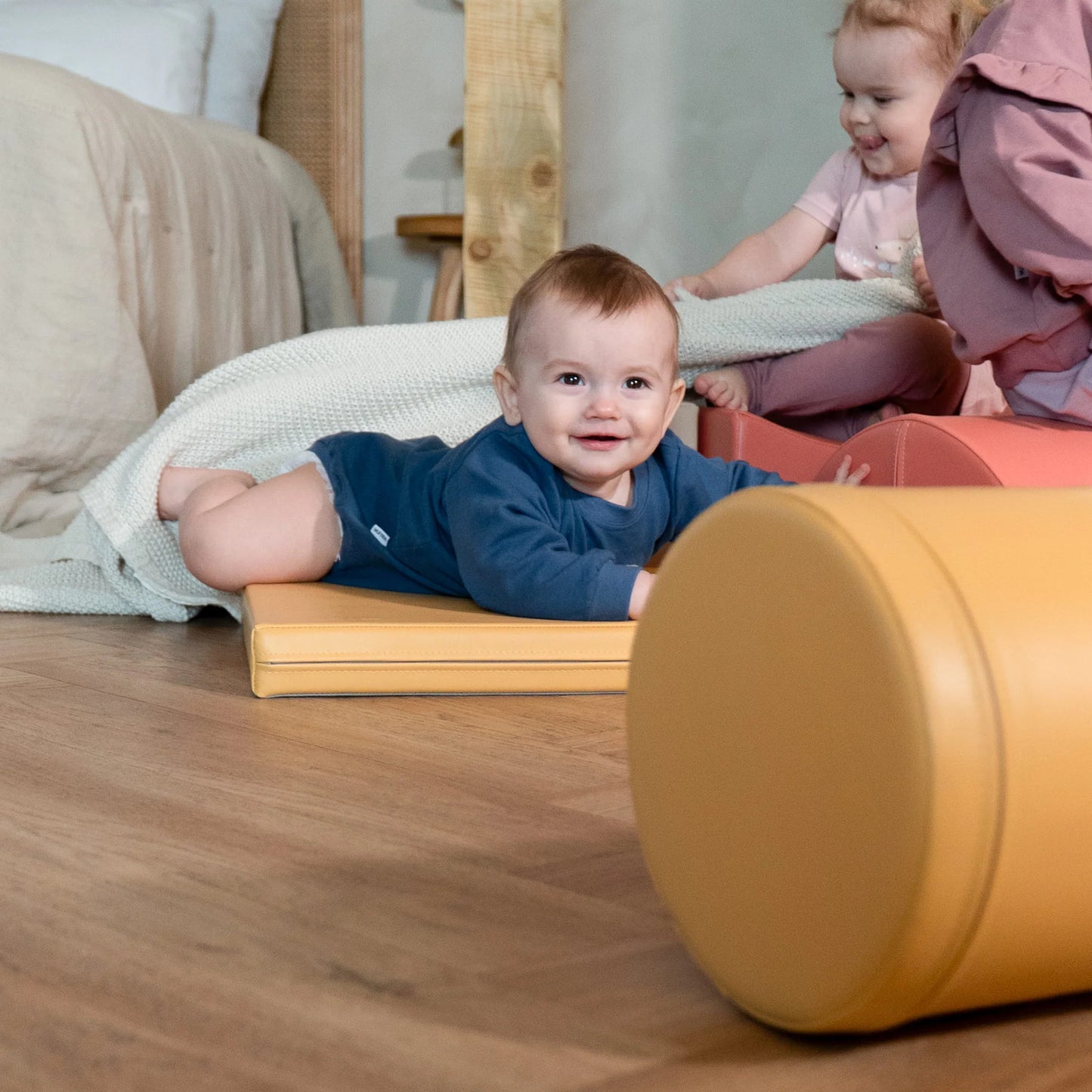 8 Soft Play Block Set - Pastel Pink Adventurer