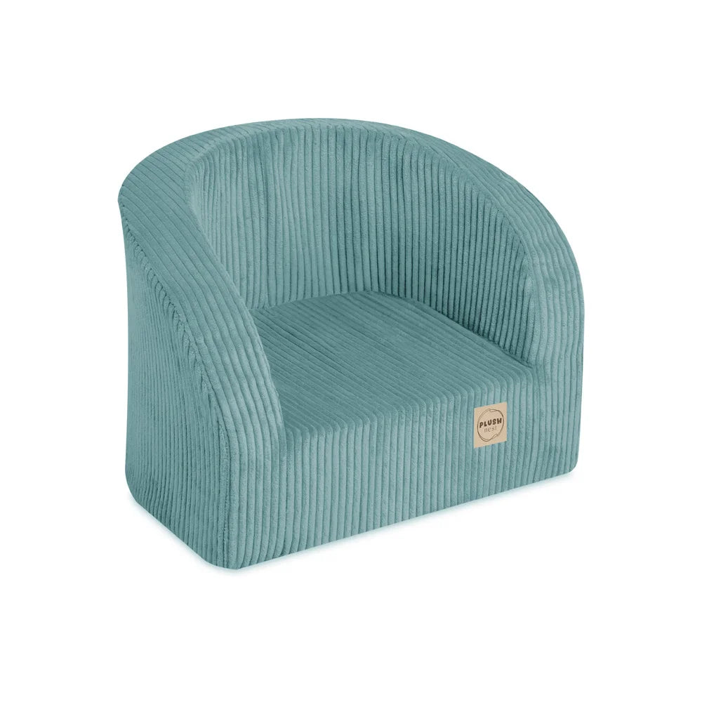 Little Soft Armchair - Premium Corduroy - Blue