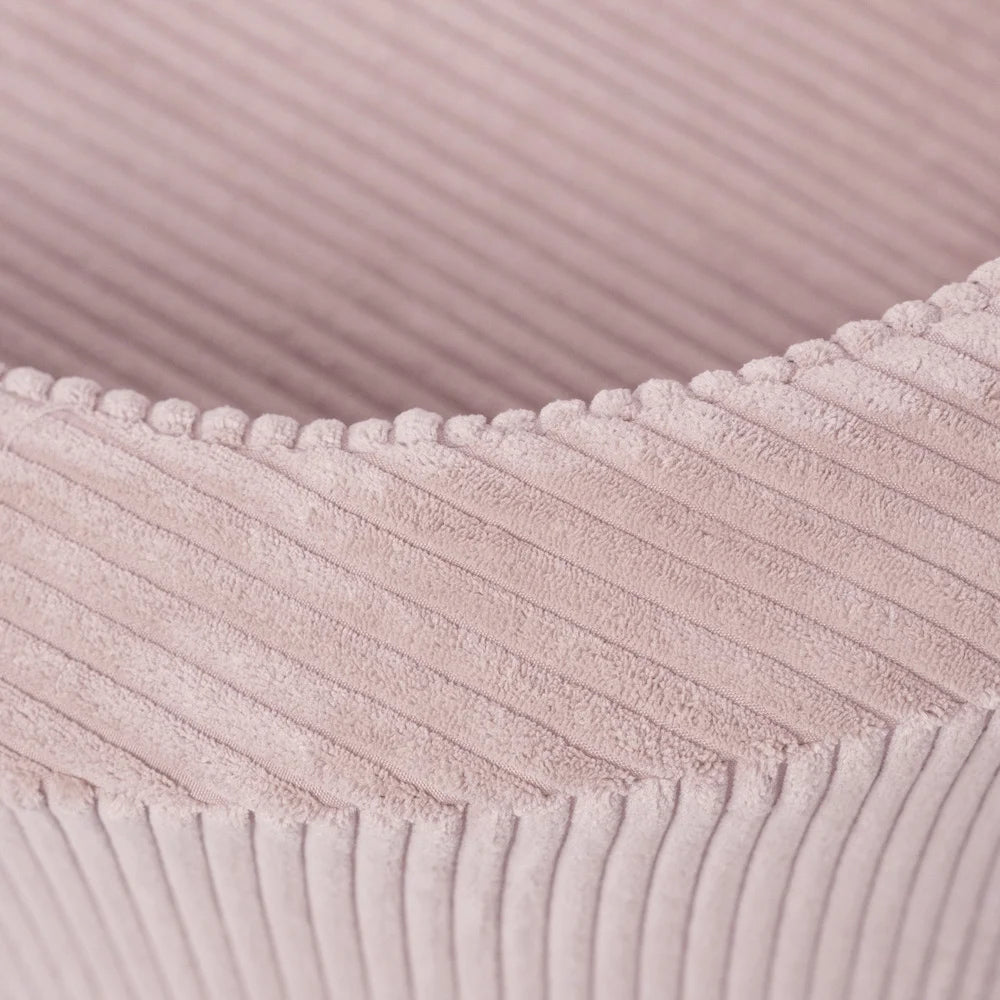 Petit fauteuil moelleux - Velours cÎtelé premium - Rose