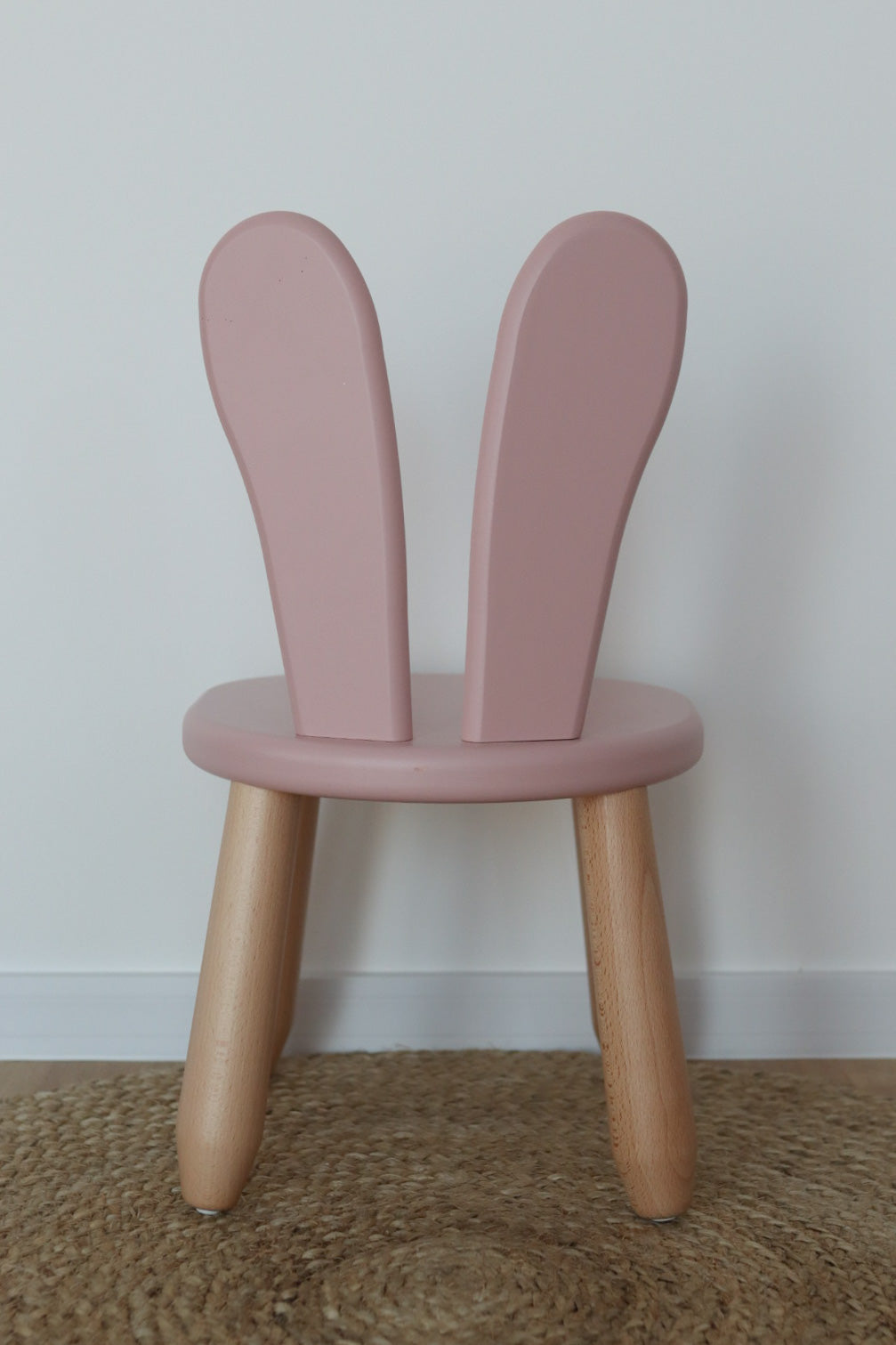 Kids Bunny Chair - Solid Beech Wood - Montessori-inspired