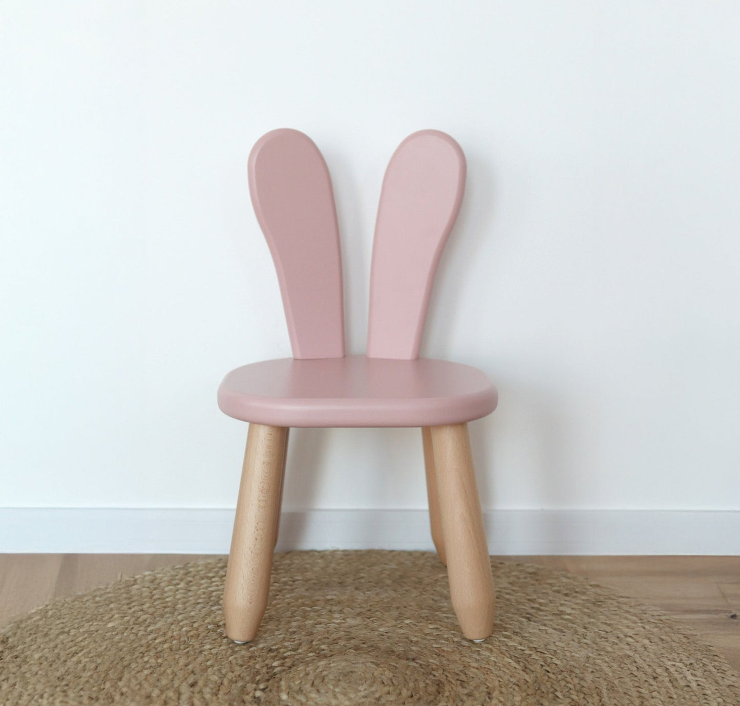Kids Bunny Chair - Solid Beech Wood - Montessori-inspired