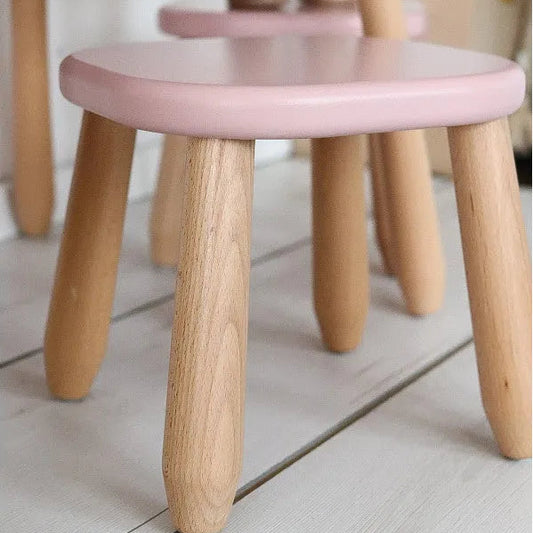 Kids’ Stool - Solid Beech Wood - Montessori-Inspired