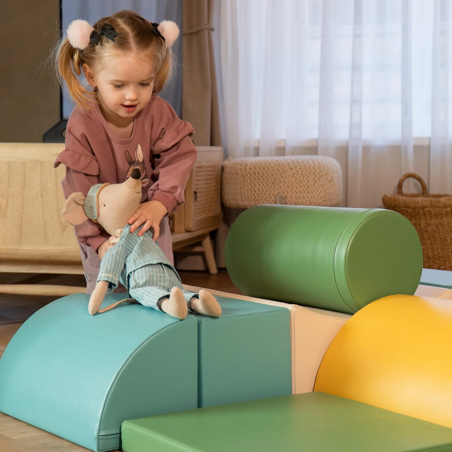 8 Soft Play Block Set - Multicolor Adventurer