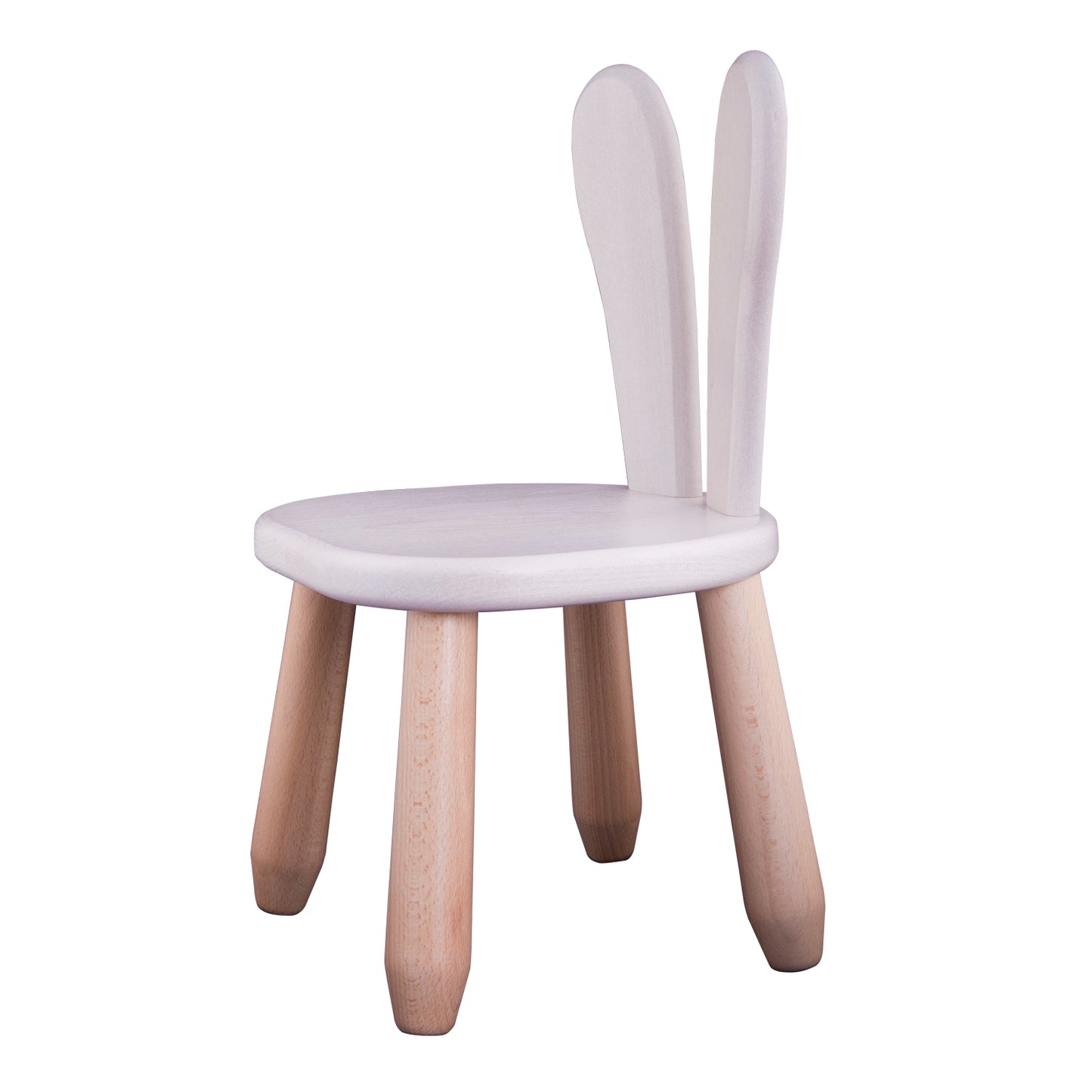 Kids Bunny Chair - Solid Beech Wood - Montessori-inspired