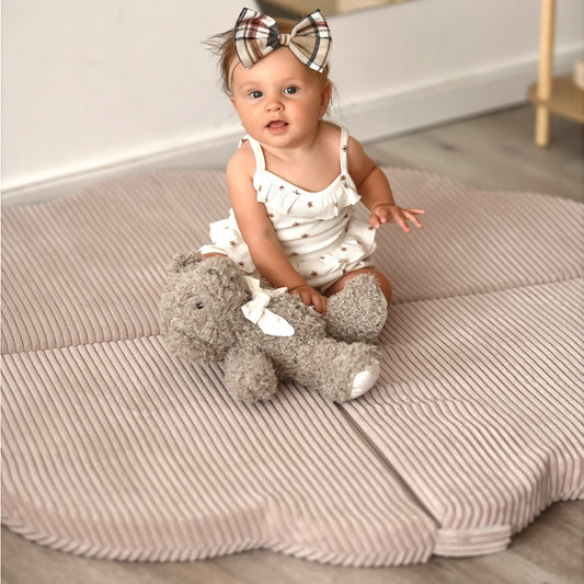 Mat Flower Baby Mattress 115×115 cm - Certified Safe Materials - EU Made - Multicolor