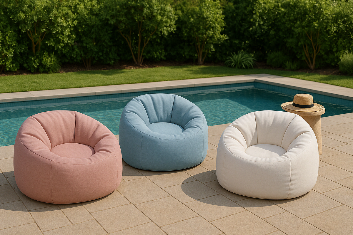 Floreo - Bean Bag Chair  - Fog Gray