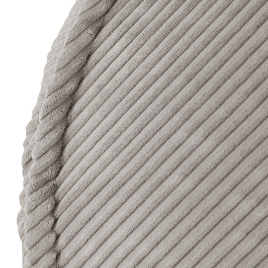 Fauteuil Huggy Teddy - 68×45cm - Beige - Velours côtelé