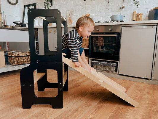 Learning Tower 4in1 with Kids Slide and Blackboard