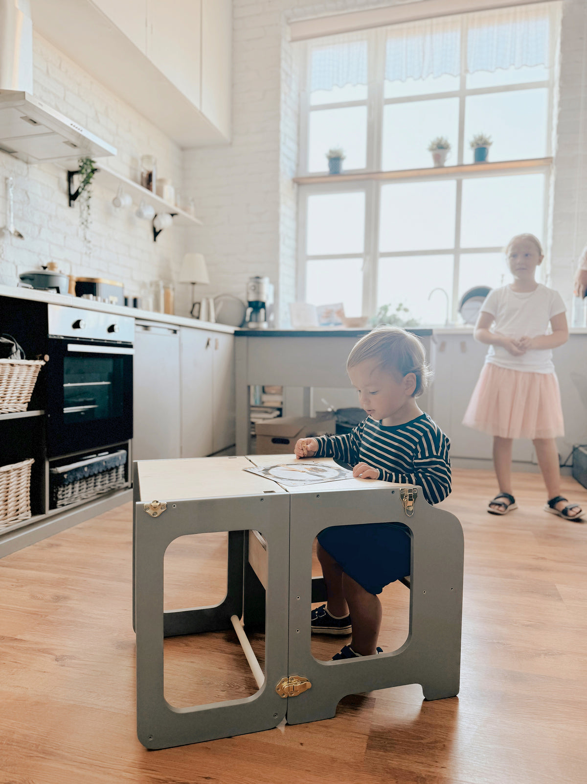 Learning Tower 4in1 with Kids Slide and Blackboard