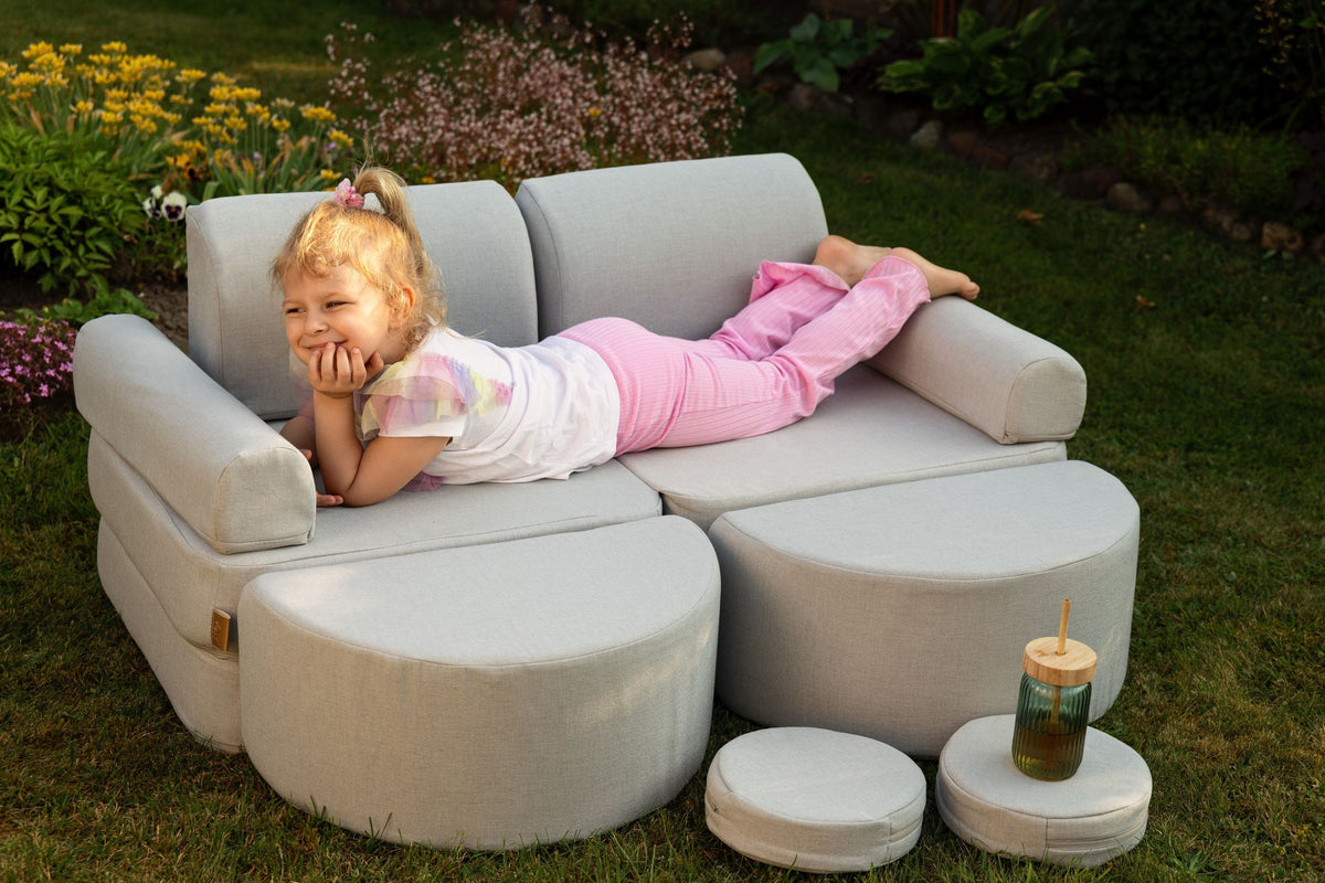 Outzy Pocket Sofa For Children - Indoor/Outdoor - Oat Blush Beige