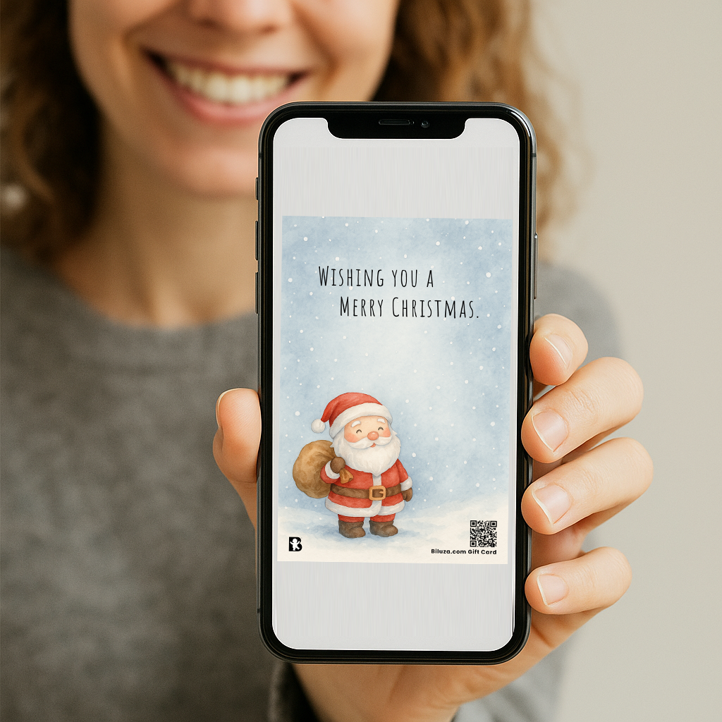 Biluza Gift Card + Christmas Printable Files