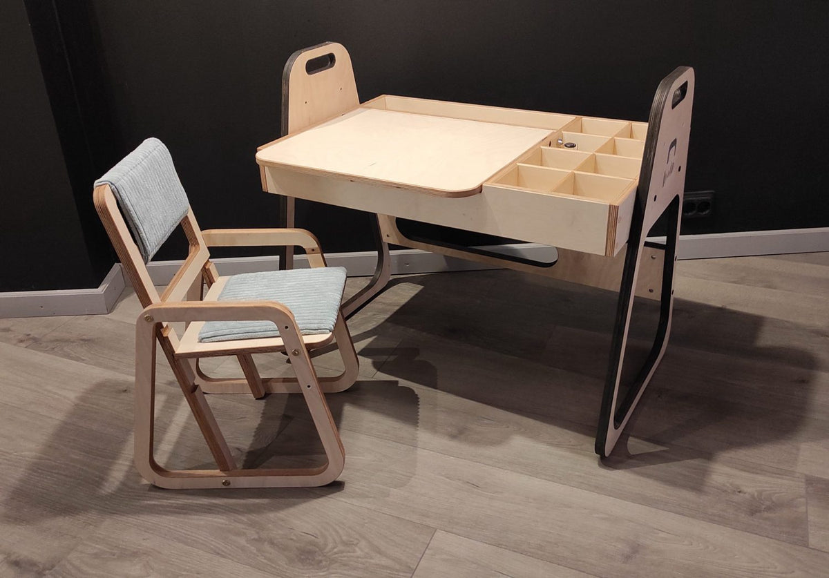Set Julle - Adjustable Art Table and Chair