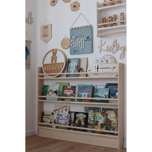 Kids Bookshelf Lite 120x92cm Montessori-inspired
