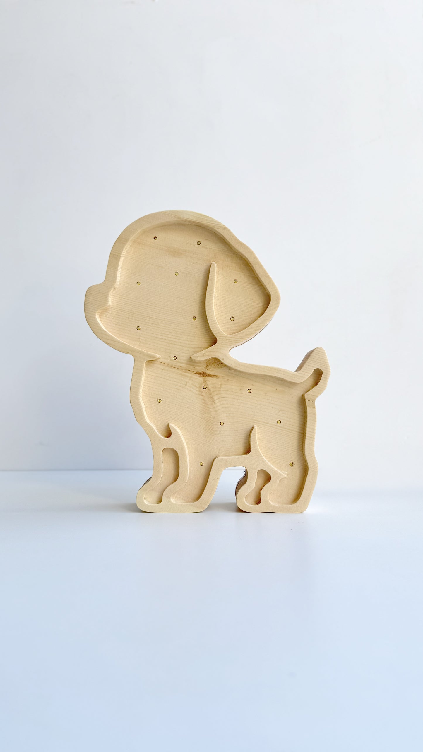 Mimila - Solid Cirmolo Wood Light -  Bark 04 - Premium Handcrafted Design - Made in Italy