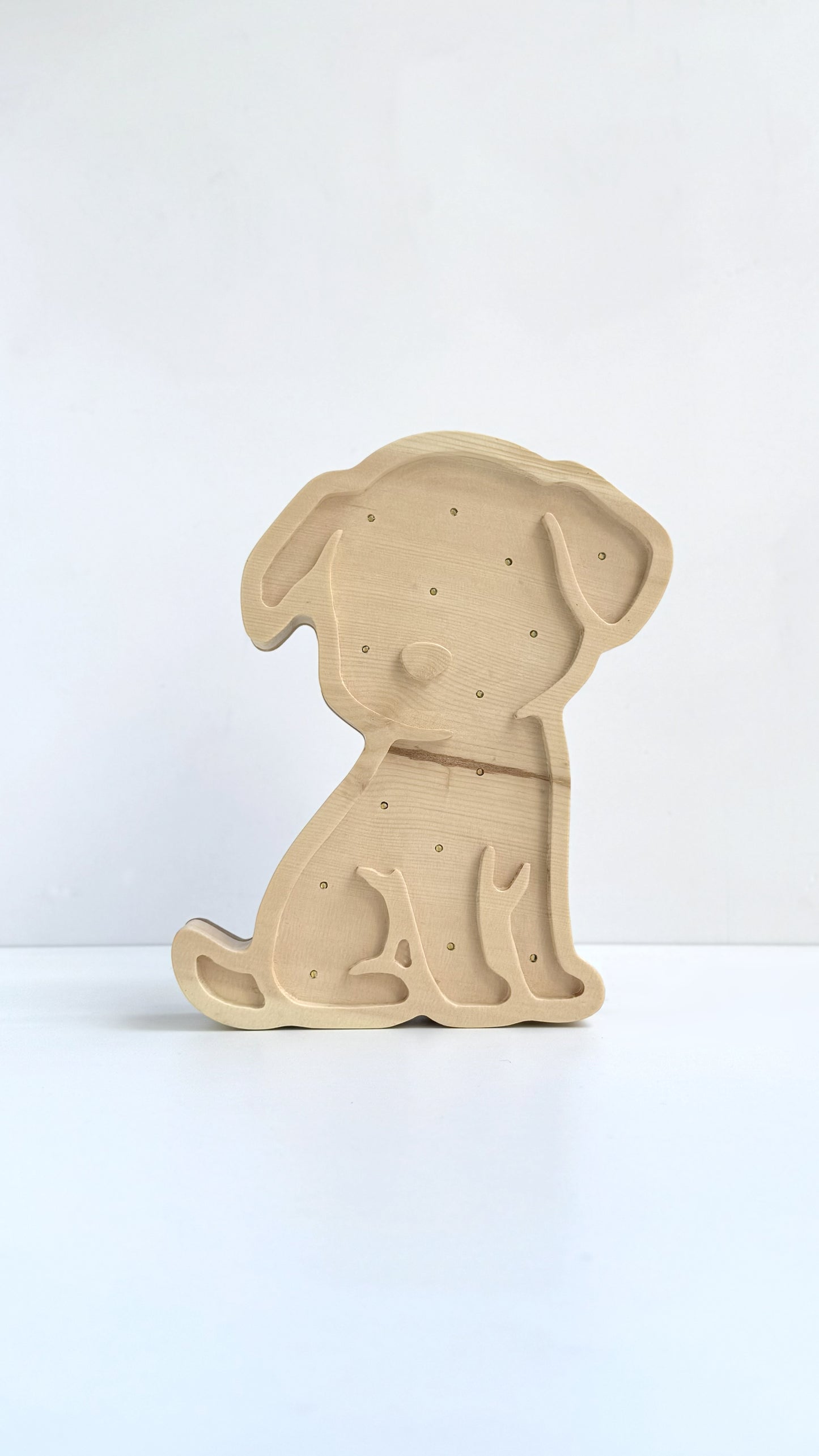 Mimila - Solid Cirmolo Wood Light -  Bark 03 - Premium Handcrafted Design - Made in Italy