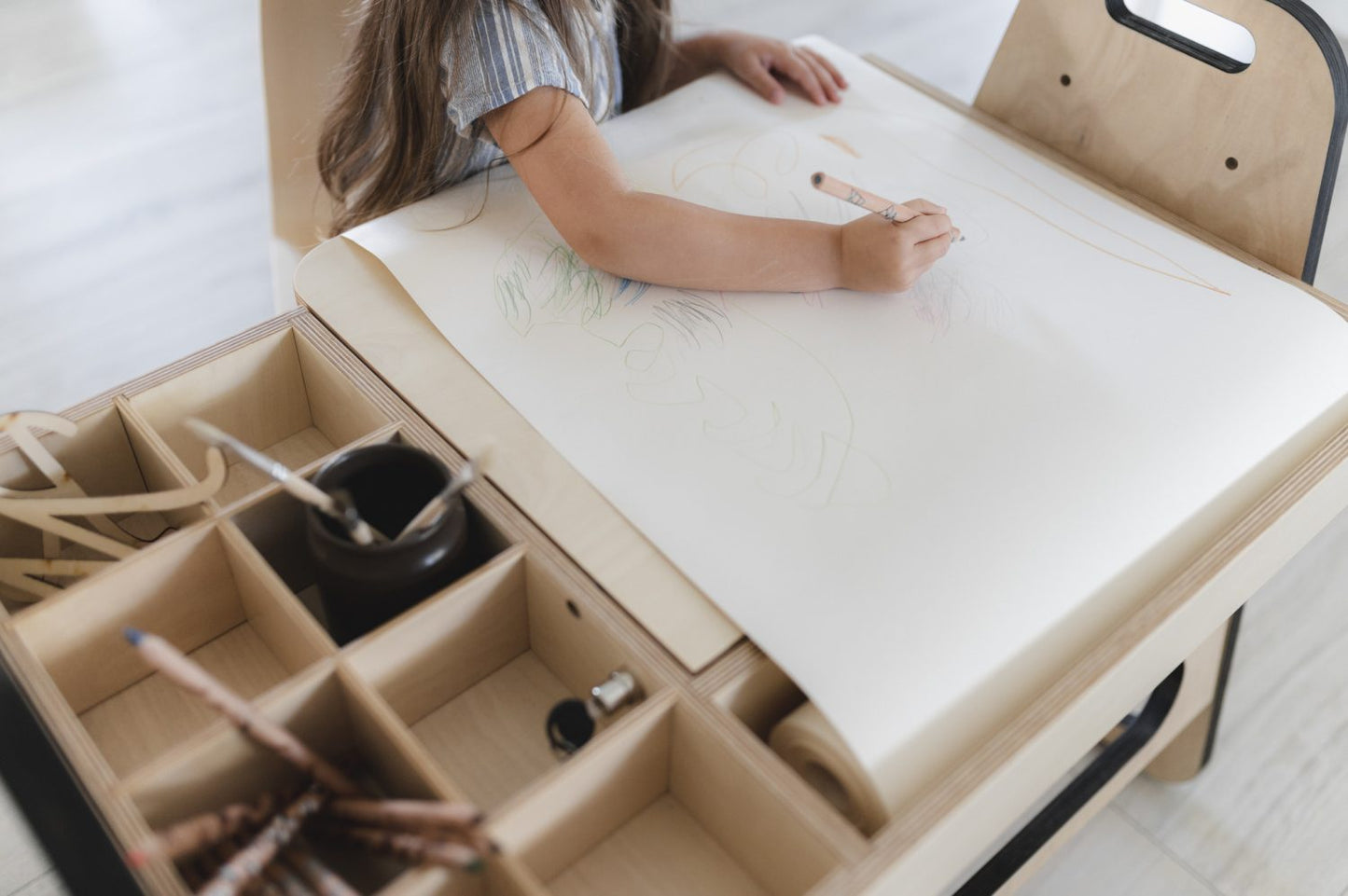 Set Julle - Adjustable Art Table and Chair