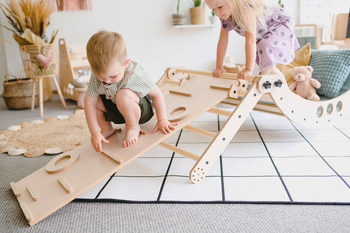Set Hilltown Climber - Indoor-Spielplatz für Kleinkinder
