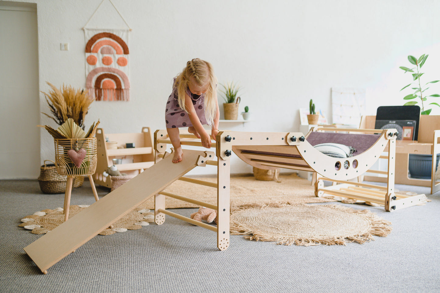 Set Hilltown Climber - Indoor-Spielplatz für Kleinkinder