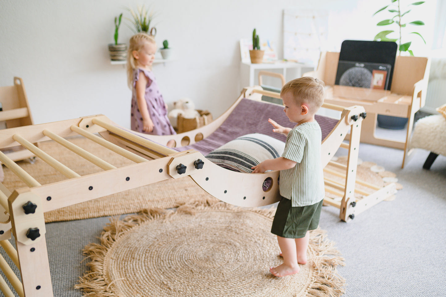 Set Hilltown Climber - Indoor-Spielplatz für Kleinkinder